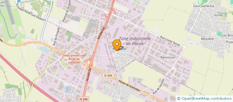 localisation de l'entreprise HEXA-IMMO  GENAS