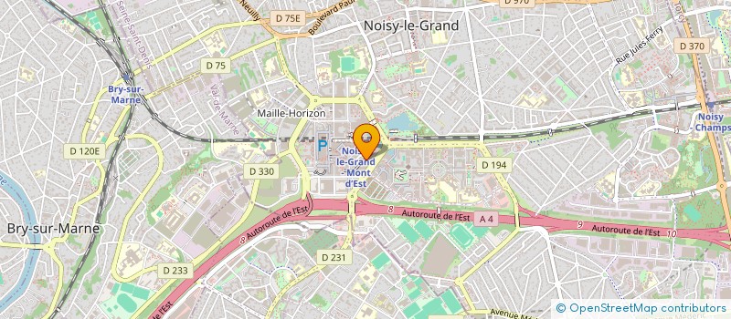 localisation de l'entreprise HEXA INFORMATIQUE  NOISY-LE-GRAND