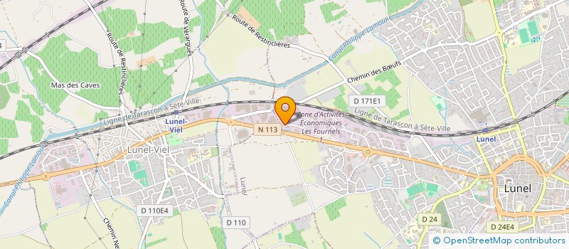 localisation de l'entreprise HEXA'JARDINS à LUNEL