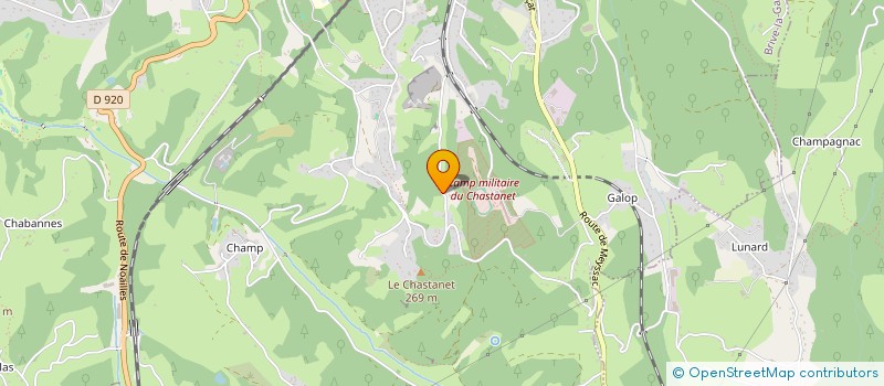 localisation de l'entreprise HEXA'LEO  BRIVE LA GAILLARDE