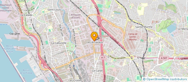 localisation de l'entreprise HEXA NET à MARSEILLE