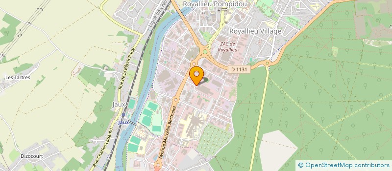 localisation de l'entreprise HEXA-PAC à COMPIEGNE