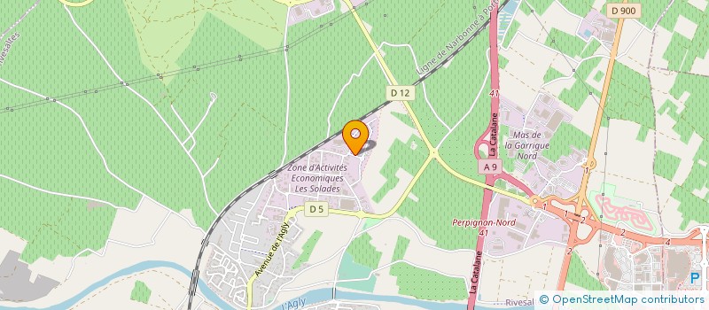 localisation de l'entreprise HEXA PARTICIPATION à RIVESALTES