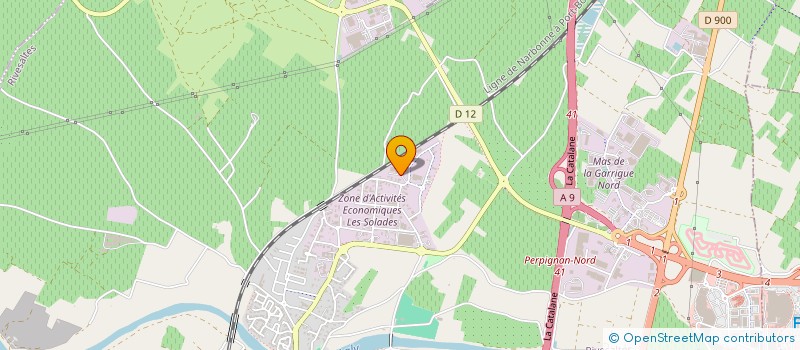 localisation de l'entreprise HEXA PLUS SANTE  RIVESALTES