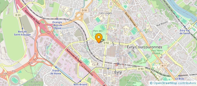 localisation de l'entreprise HEXA RENOV  EVRY-COURCOURONNES