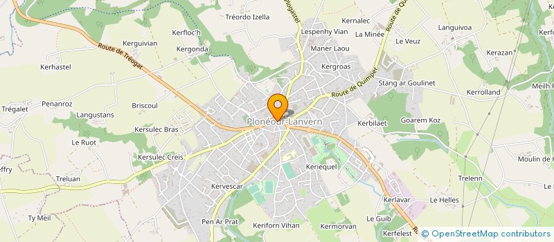 localisation de l'entreprise HEXA SOLAIRE 2  PLONEOUR-LANVERN