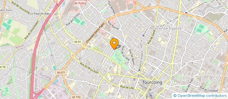 localisation de l'entreprise HEXA TECHNICS  TOURCOING