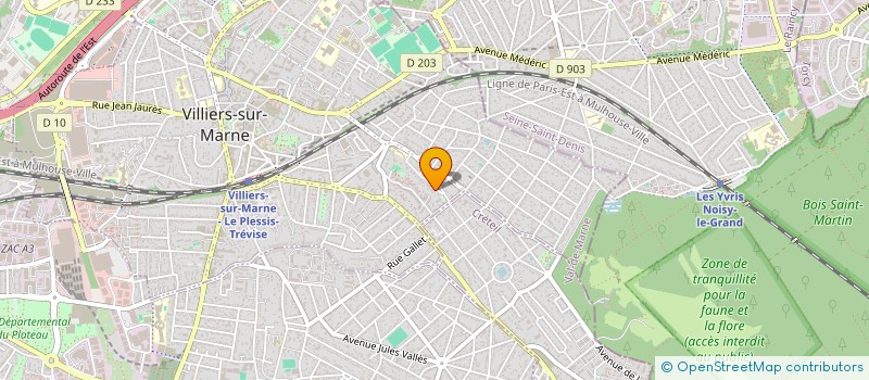 localisation de l'entreprise HEXA TECHNOLOGY  VILLIERS-SUR-MARNE