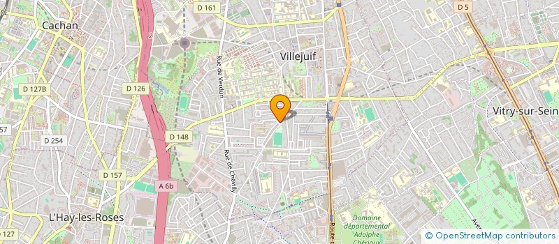 localisation de l'entreprise HEXA TRANSPORTS à VILLEJUIF