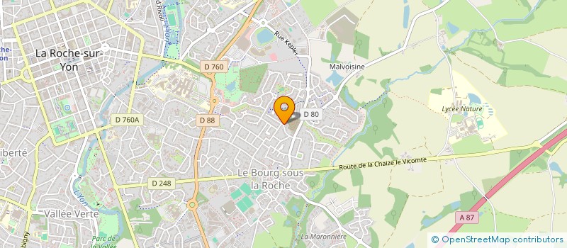 localisation de l'entreprise HEXA-UP à LA ROCHE-SUR-YON