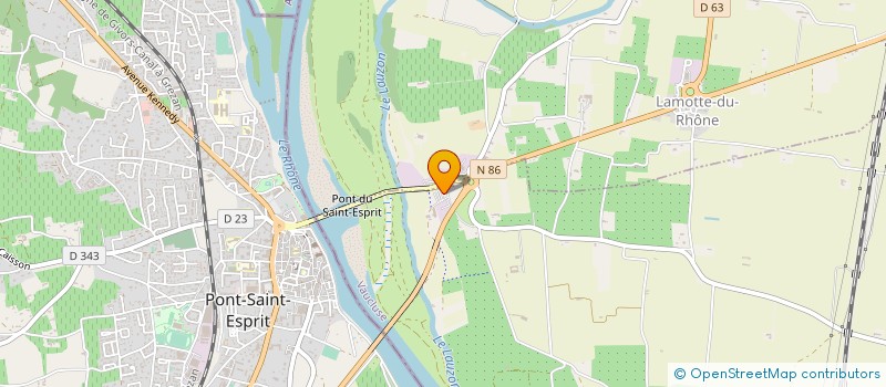 localisation de l'entreprise HEXABETON à MONDRAGON