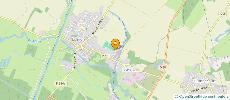localisation de l'entreprise HEXABOIS à ECLARON-BRAUCOURT-SAINTE-LIVIERE