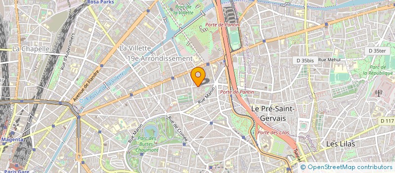 localisation de l'entreprise HEXACAMP à PARIS