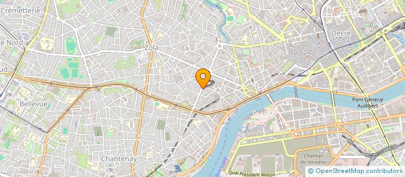 localisation de l'entreprise HEXACHIP à NANTES