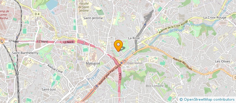 localisation de l'entreprise HEXACOM E'NEWTON à MARSEILLE