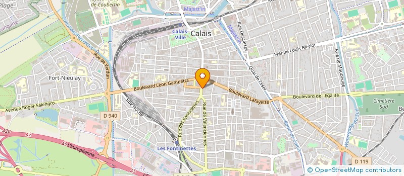 localisation de l'entreprise HEXACONTROLE à CALAIS