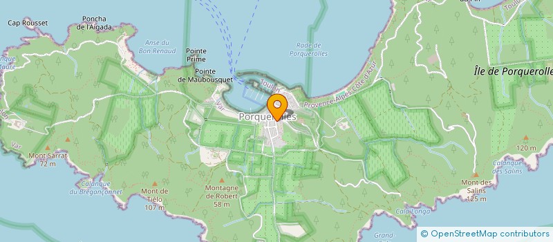 localisation de l'entreprise HEXACOR à HYERES