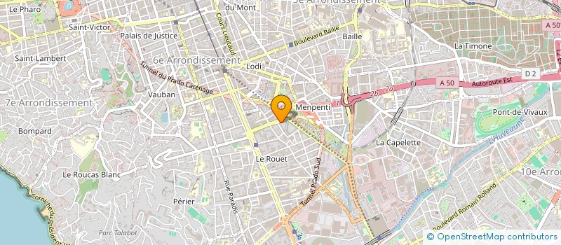 localisation de l'entreprise HEXACTIMMO à MARSEILLE