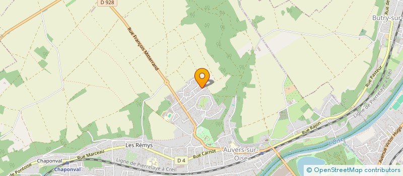 localisation de l'entreprise HEXADECIBEL  AUVERS-SUR-OISE