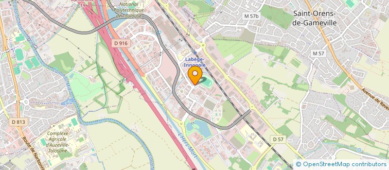 localisation de l'entreprise HEXADK  LABEGE