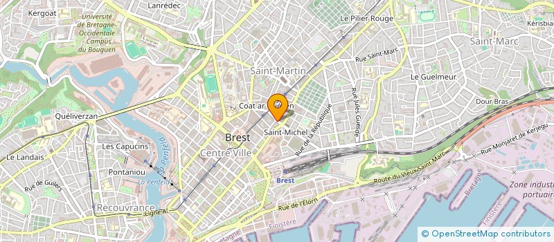 localisation de l'entreprise HEXADOM à BREST