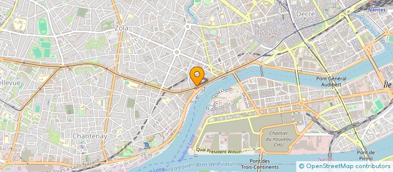 localisation de l'entreprise HEXAFOR à NANTES