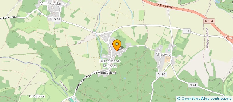 localisation de l'entreprise HEXAFORMATION  BETHEMONT-LA-FORET