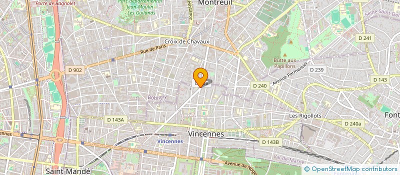 localisation de l'entreprise HEXAGIMMO à VINCENNES