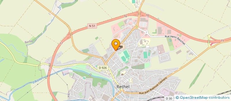 localisation de l'entreprise HEXAGON RENEWABLE ENERGY DEVELOPPEMENT  RETHEL