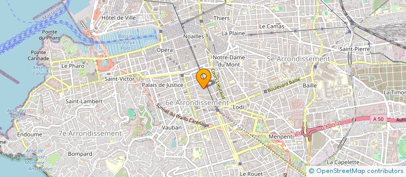 localisation de l'entreprise HEXAGONE 13 à MARSEILLE