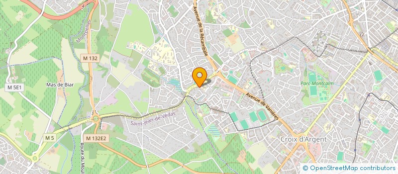 localisation de l'entreprise HEXAGONE 34 à MONTPELLIER