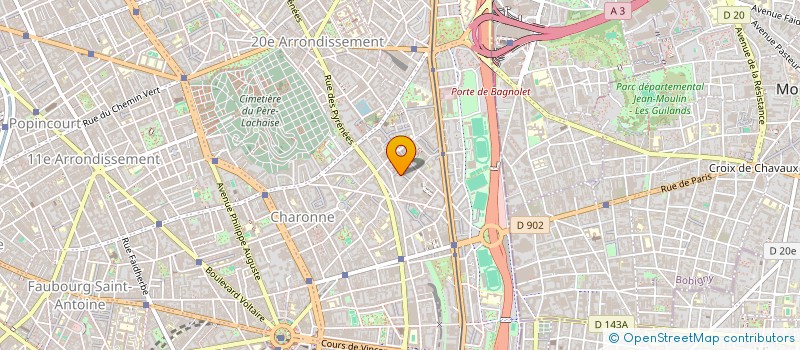 localisation de l'entreprise HEXAGONE 3C  PARIS