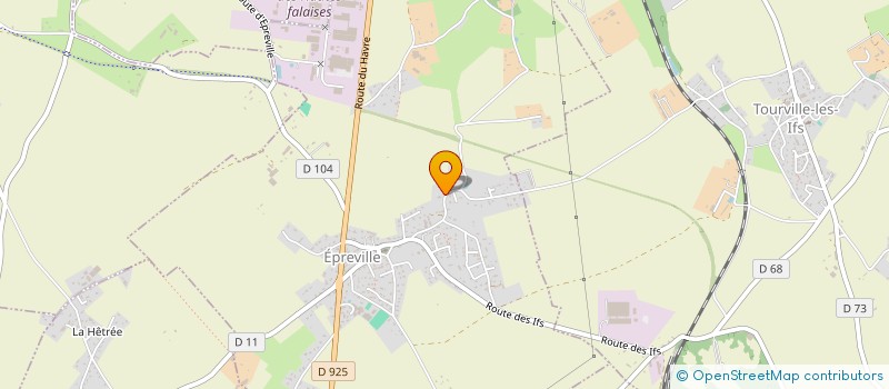 localisation de l'entreprise HEXAGONE à EPREVILLE