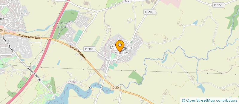 localisation de l'entreprise HEXAGONE  MAZIERES-EN-MAUGES