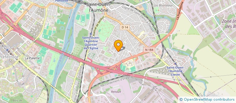 localisation de l'entreprise HEXAGONE à BOISSY-L'AILLERIE