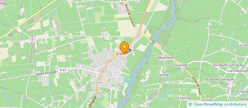 localisation de l'entreprise HEXAGONE  VIOLES