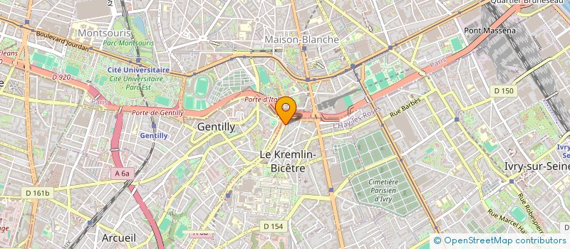 localisation de l'entreprise HEXAGONE à LE KREMLIN-BICETRE