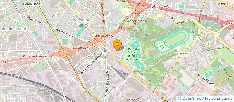 localisation de l'entreprise HEXAGONE ACADEMY  VENISSIEUX