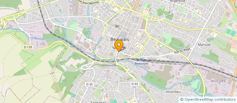 localisation de l'entreprise HEXAGONE AIRCRAFT RENTAL  BEAUVAIS