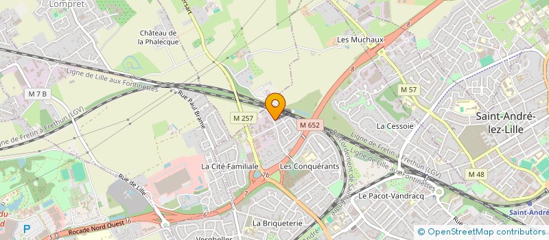 localisation de l'entreprise HEXAGONE CLUB à LAMBERSART