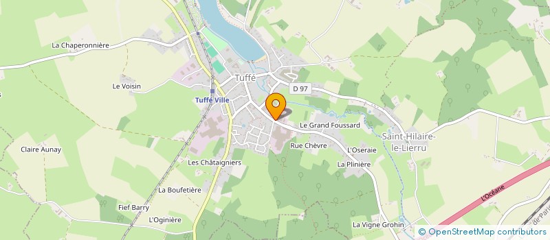 localisation de l'entreprise HEXAGONE DECOR  TUFFE-VAL-DE-LA-CHERONNE