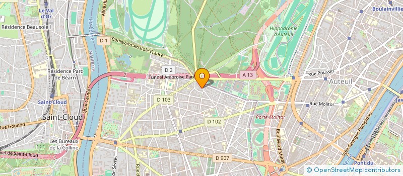 localisation de l'entreprise HEXAGONE DEPENDANCE SERVICES  BOULOGNE-BILLANCOURT