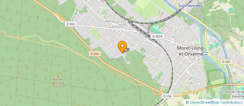 localisation de l'entreprise HEXAGONE ENCADRE LAMINAG PLASTIFICATION à MORET-LOING-ET-ORVANNE
