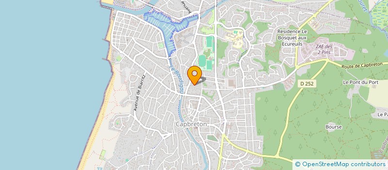 localisation de l'entreprise HEXAGONE GROUPE  CAPBRETON