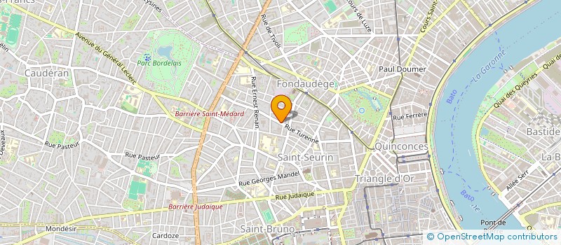 localisation de l'entreprise HEXAGONE GROUPE CONSTRUCTION à BORDEAUX