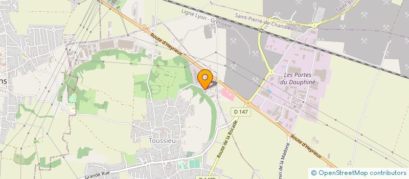 localisation de l'entreprise HEXAGONE INNOVATION  TOUSSIEU