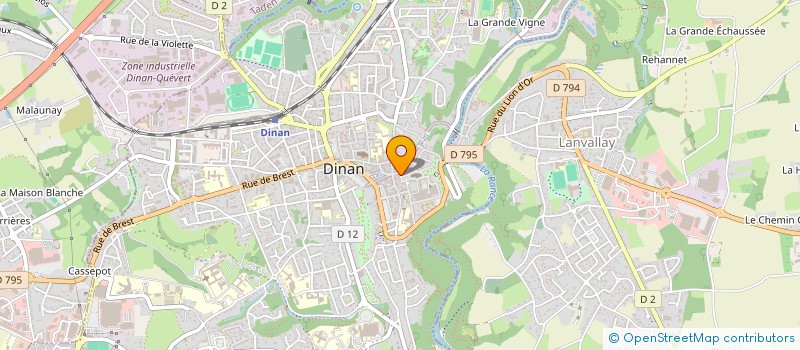 localisation de l'entreprise HEXAGONE, LA REVUE à DINAN