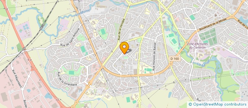 localisation de l'entreprise HEXAGONE MODE à CHOLET