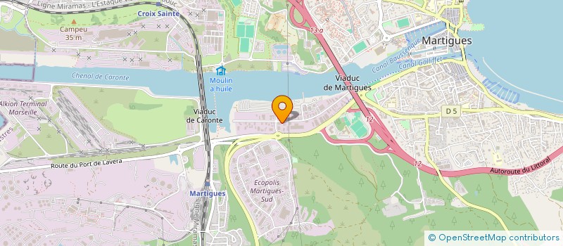 localisation de l'entreprise HEXAGONE PARE BRISE à MARTIGUES