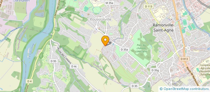 localisation de l'entreprise HEXAGONE PC à RAMONVILLE-SAINT-AGNE